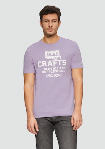 s.Oliver T-Shirt in Lila: Vorderseite