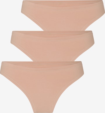 String Hunkemöller en beige : devant