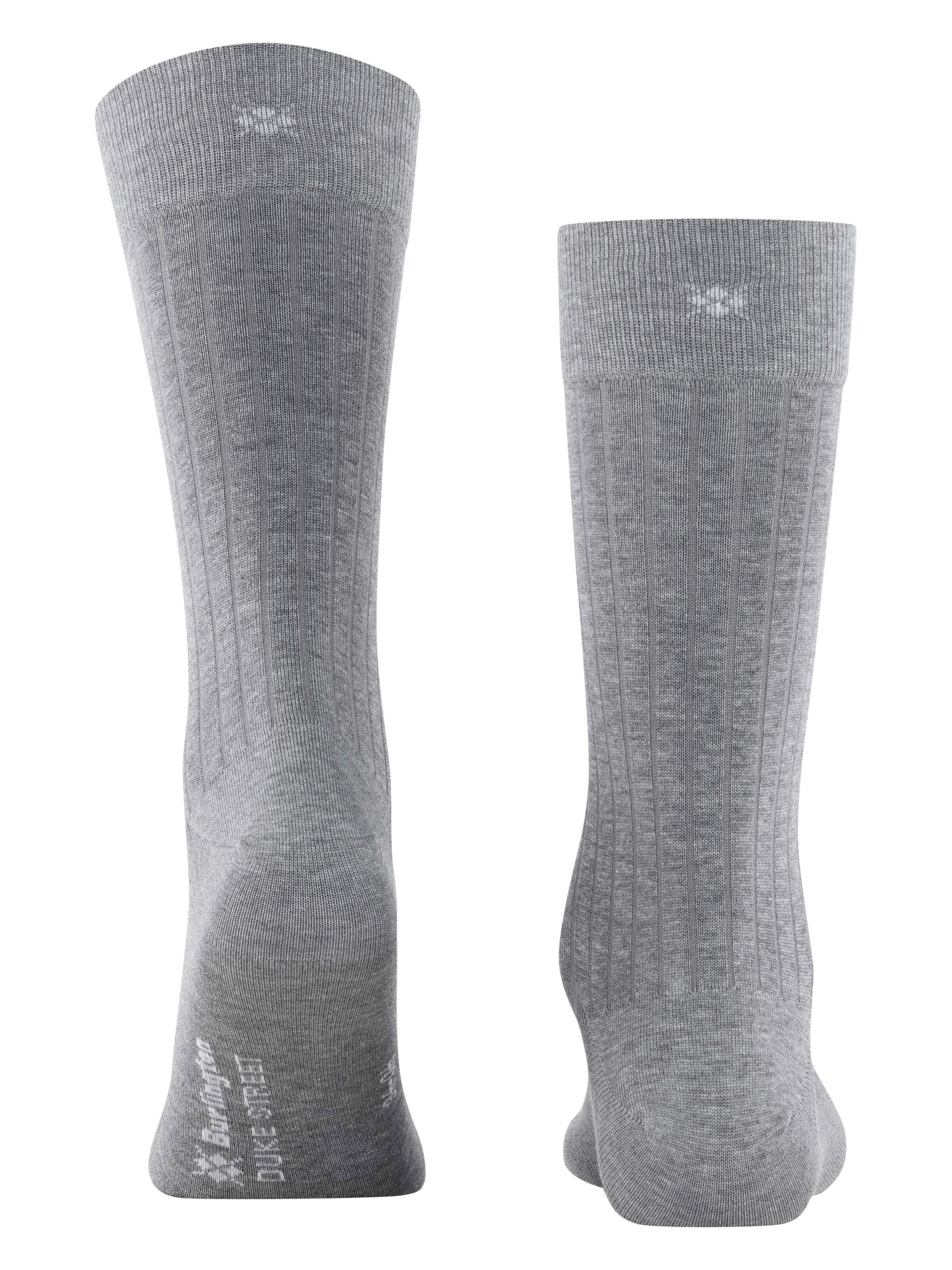 BURLINGTON Socks 'Duke Street' in Grey