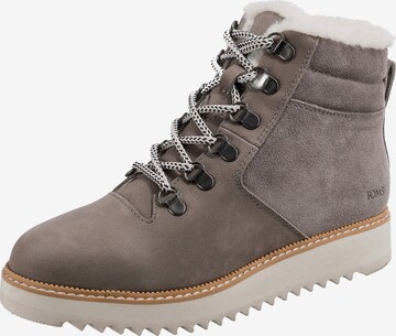 TOMS Lace-Up Ankle Boots 'Mojave' in Grey: front