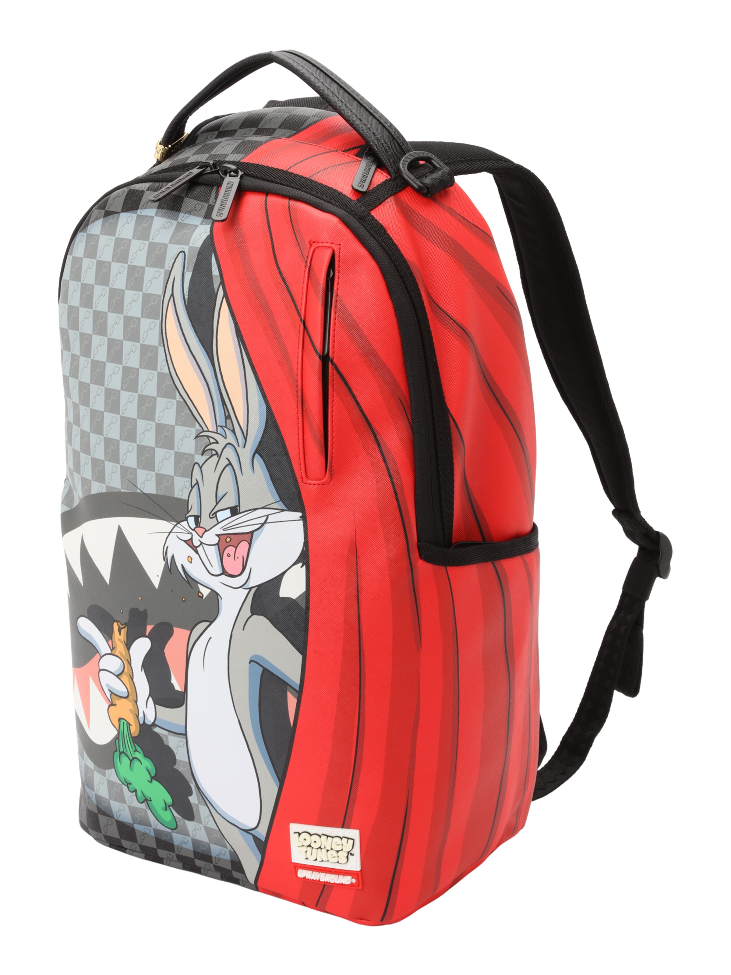 Sprayground Backpack 'BUGS CURTAIN REVEAL' in Black