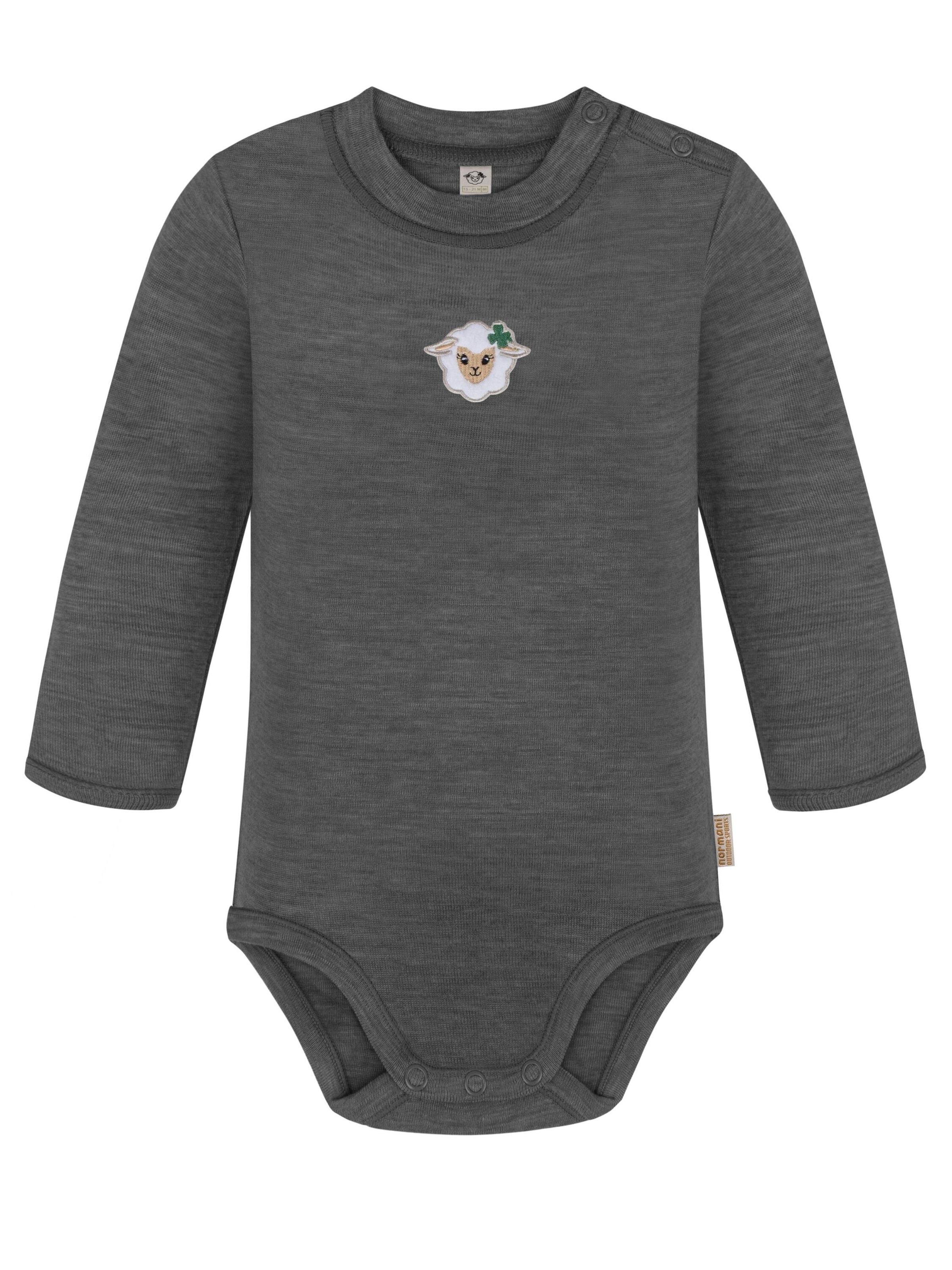 Barboteuse / body 'Tuai' normani en gris : devant