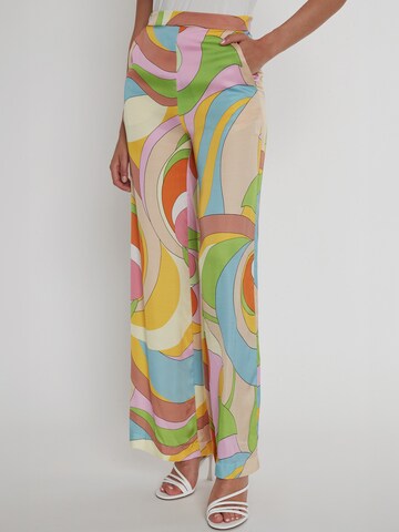 Ana Alcazar Wide leg Broek 'Pazora' in Gemengde kleuren: voorkant