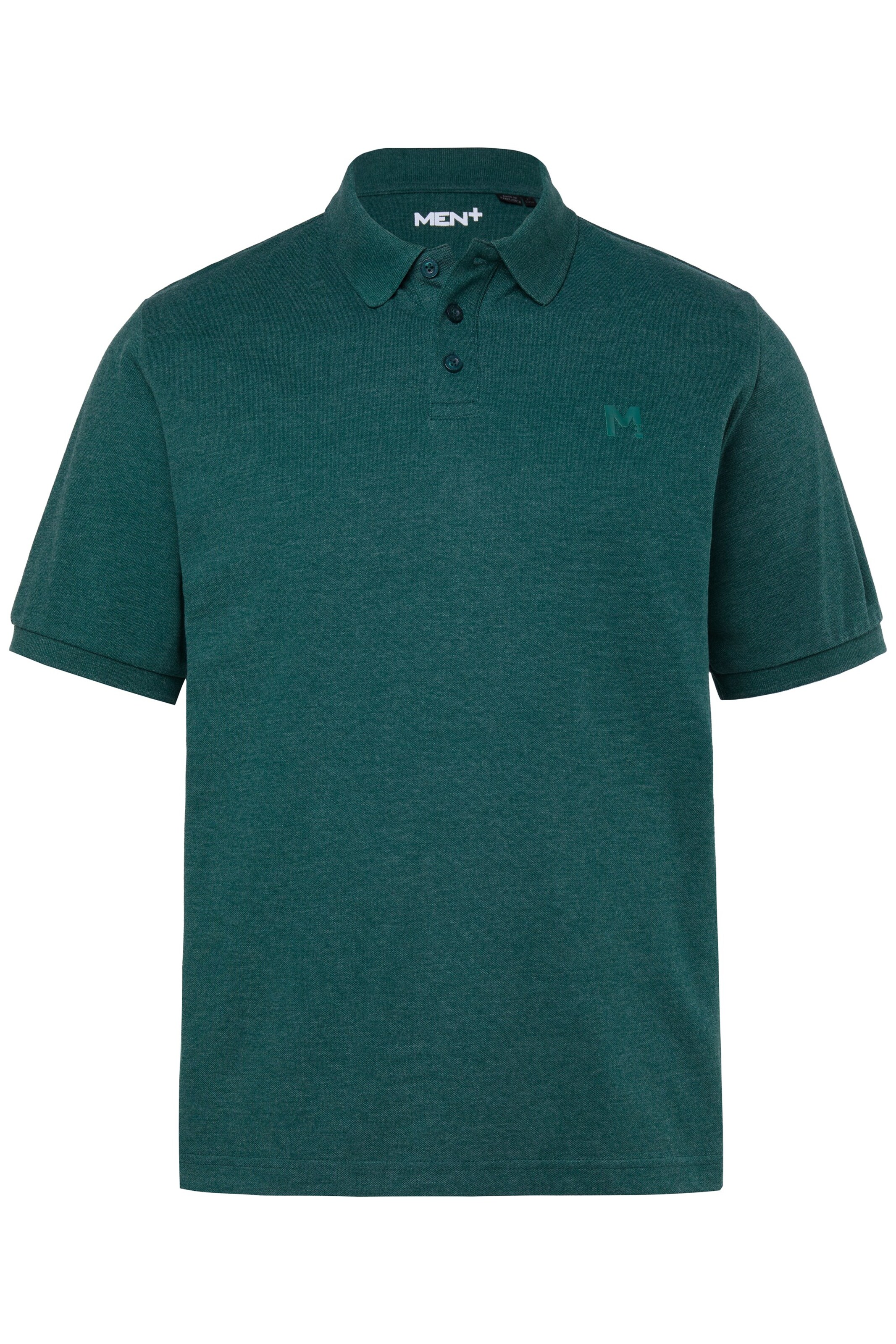 Men Plus Shirt in Green: front