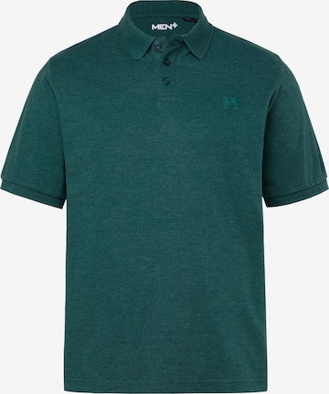 Men Plus Shirt in Green: front