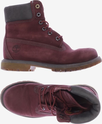 TIMBERLAND Stiefelette 38 in Rot: predná strana