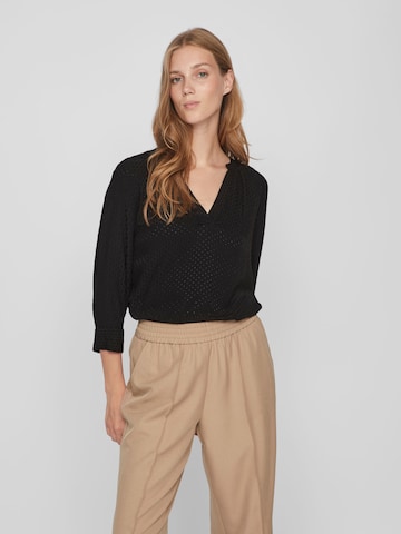 VILA Blouse in Zwart: voorkant