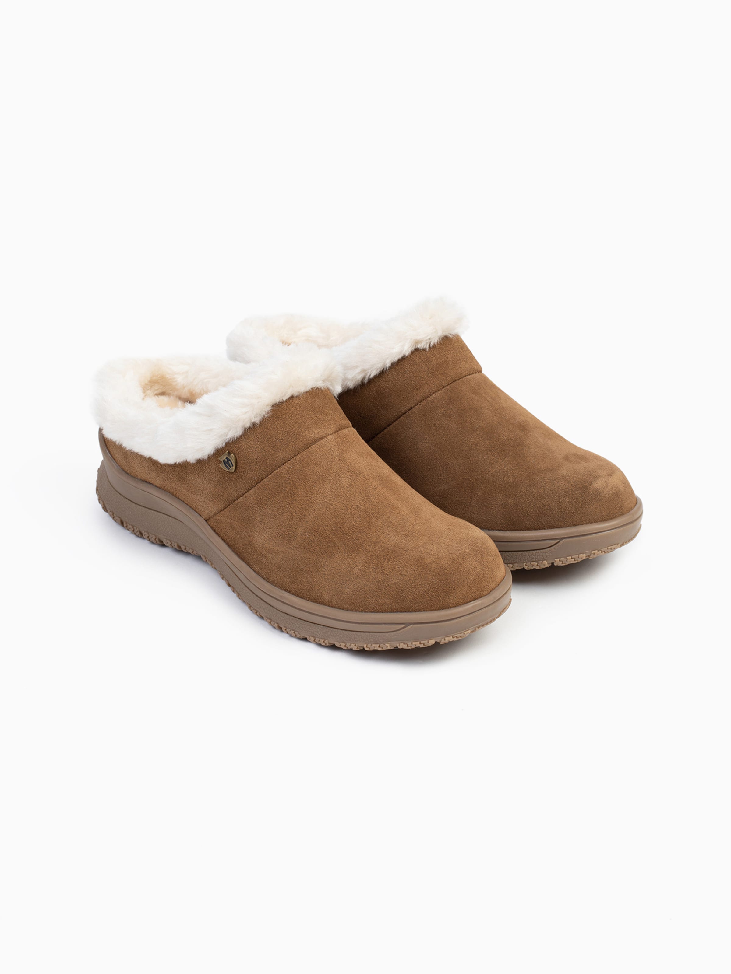 Minnetonka Slipper 'Emerson' i brun