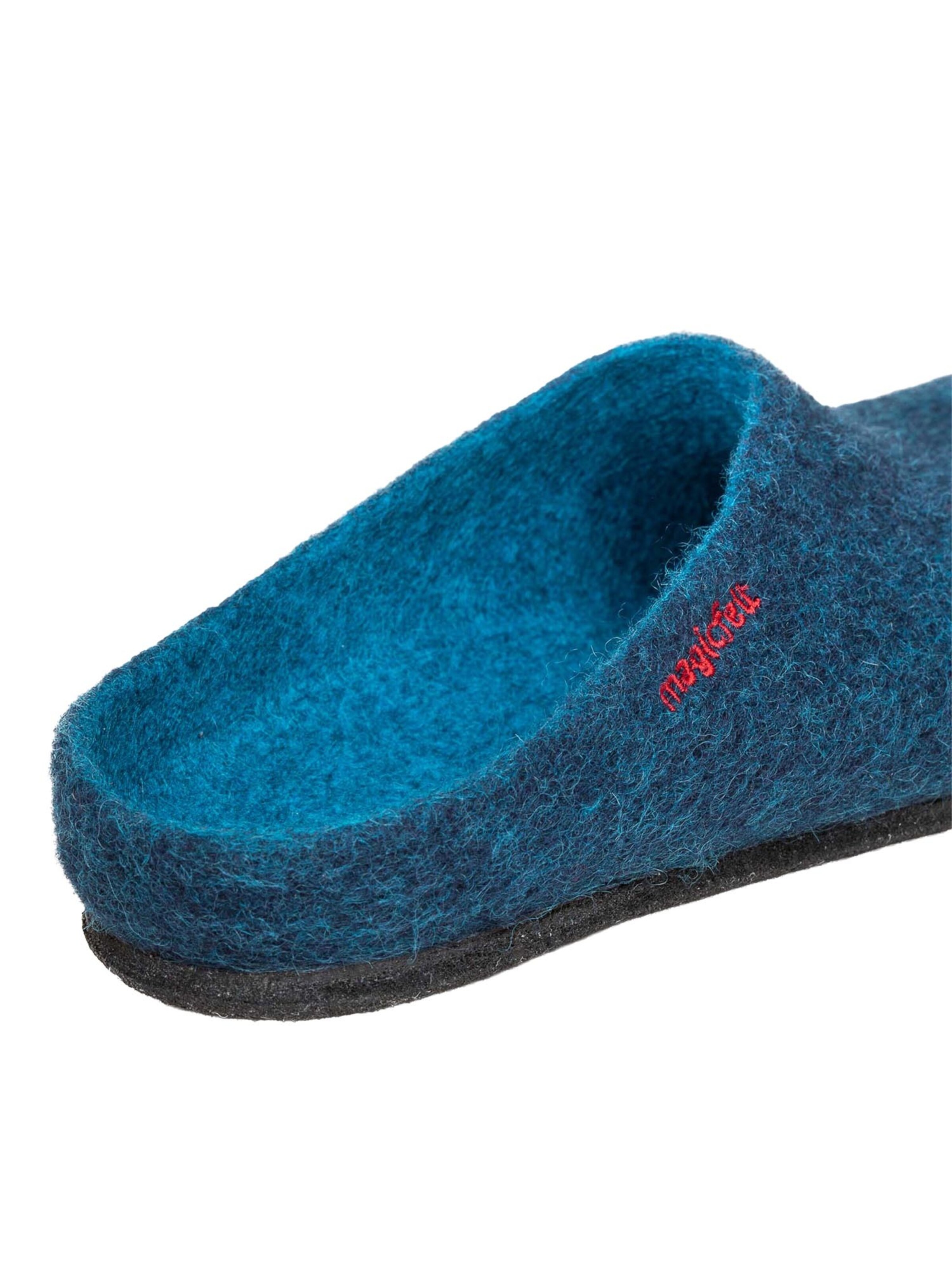 MagicFelt Slippers 'Filz' in Blue