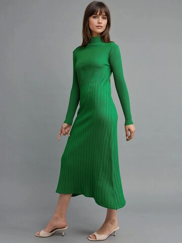 My fashion Pletena obleka | zelena barva