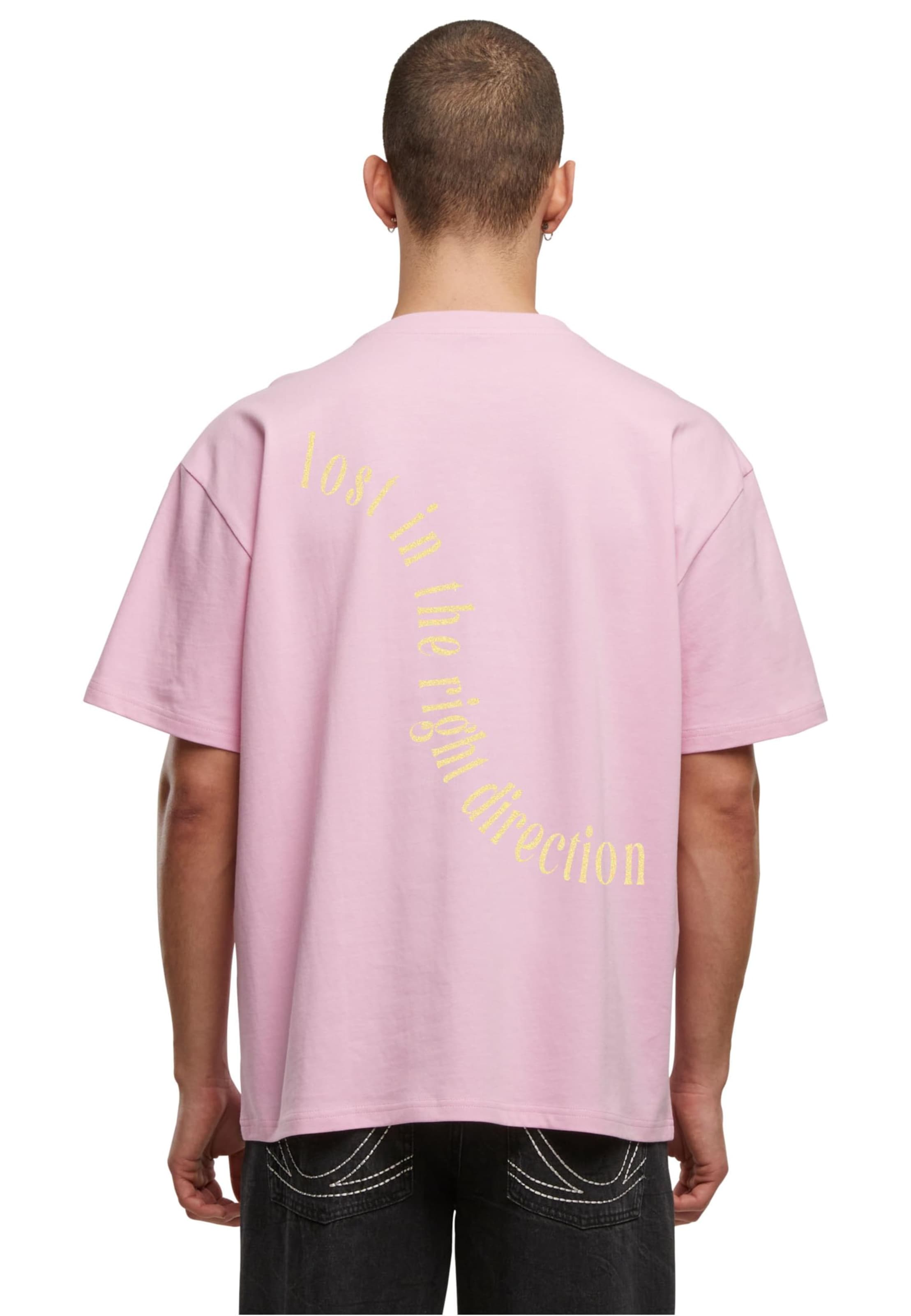 T-Shirt 'Right Direction' Lost Youth en rose