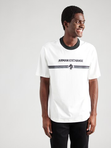 ARMANI EXCHANGE Shirt in White: front