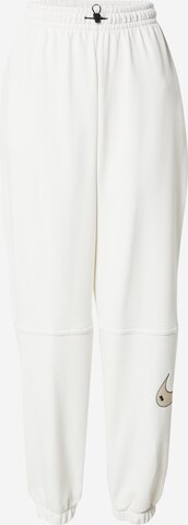 Nike Sportswear Trousers in White: front