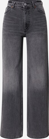 Monki Wide leg Jeans i grå: framsida