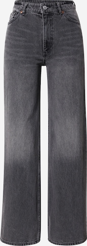 Monki Wide leg Jeans in Grijs: voorkant