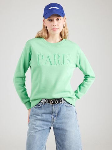 JDY Sweatshirt 'JDYPARIS' in Grün: Vorderseite