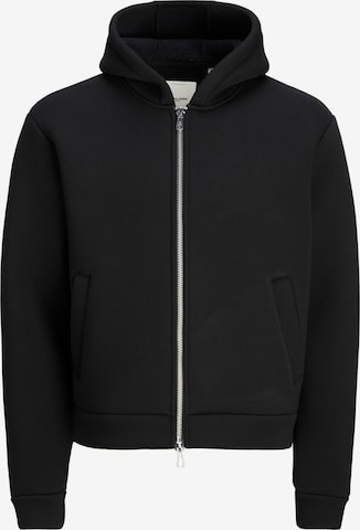 Giacca di felpa di JACK & JONES in nero: frontale