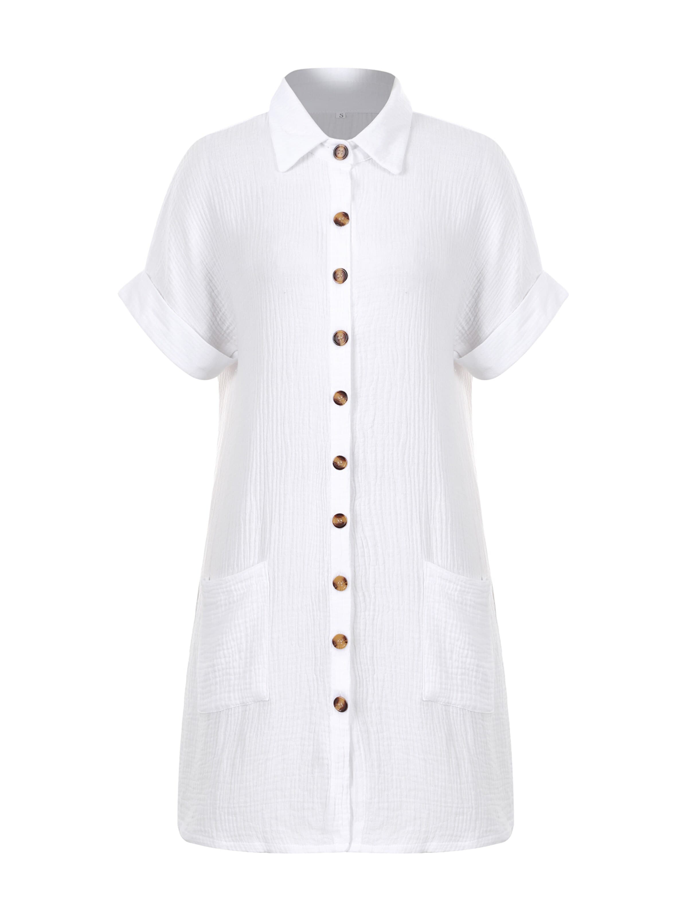 Abito camicia 'Women Dress' di LapaPlus in bianco