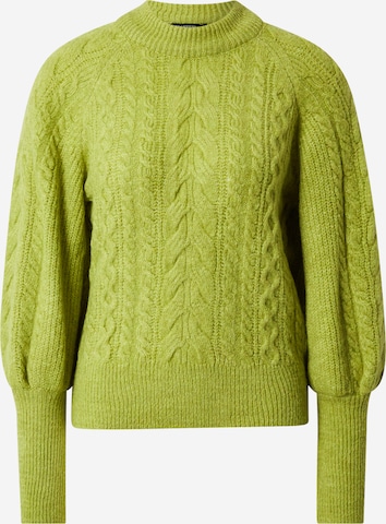 Trendyol Пуловер в зелено: отпред