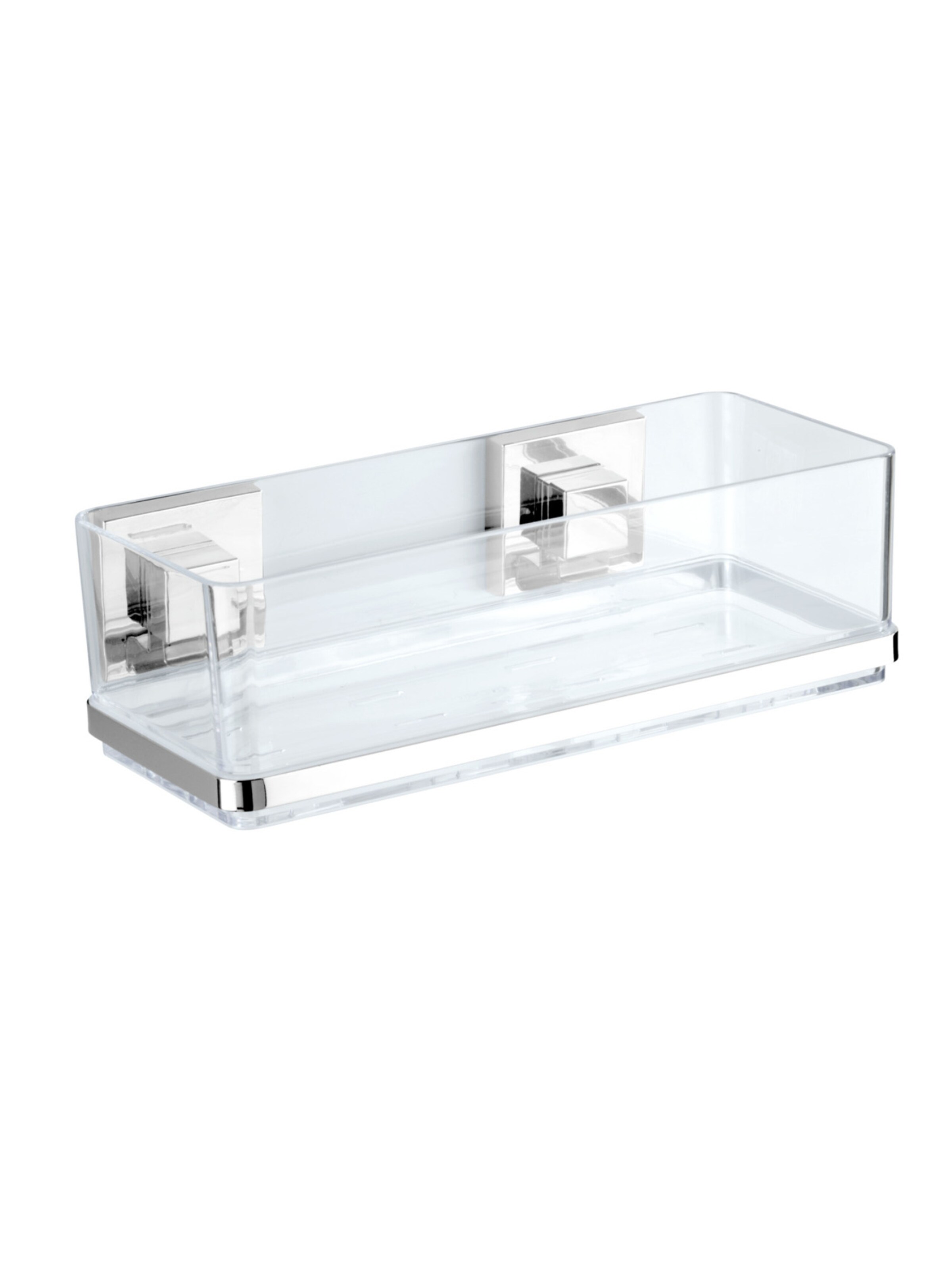 Wenko Shower Accessories 'Quadro' in Transparent