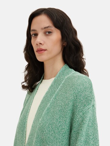 TOM TAILOR Knit Cardigan in Green