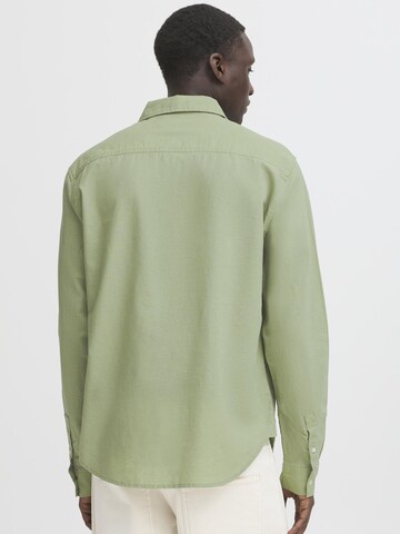 BLEND - Ajuste regular Camisa ' BHBAY LINEN ' en verde