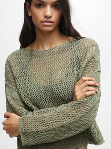 Pull&Bear Pullover in Grün
