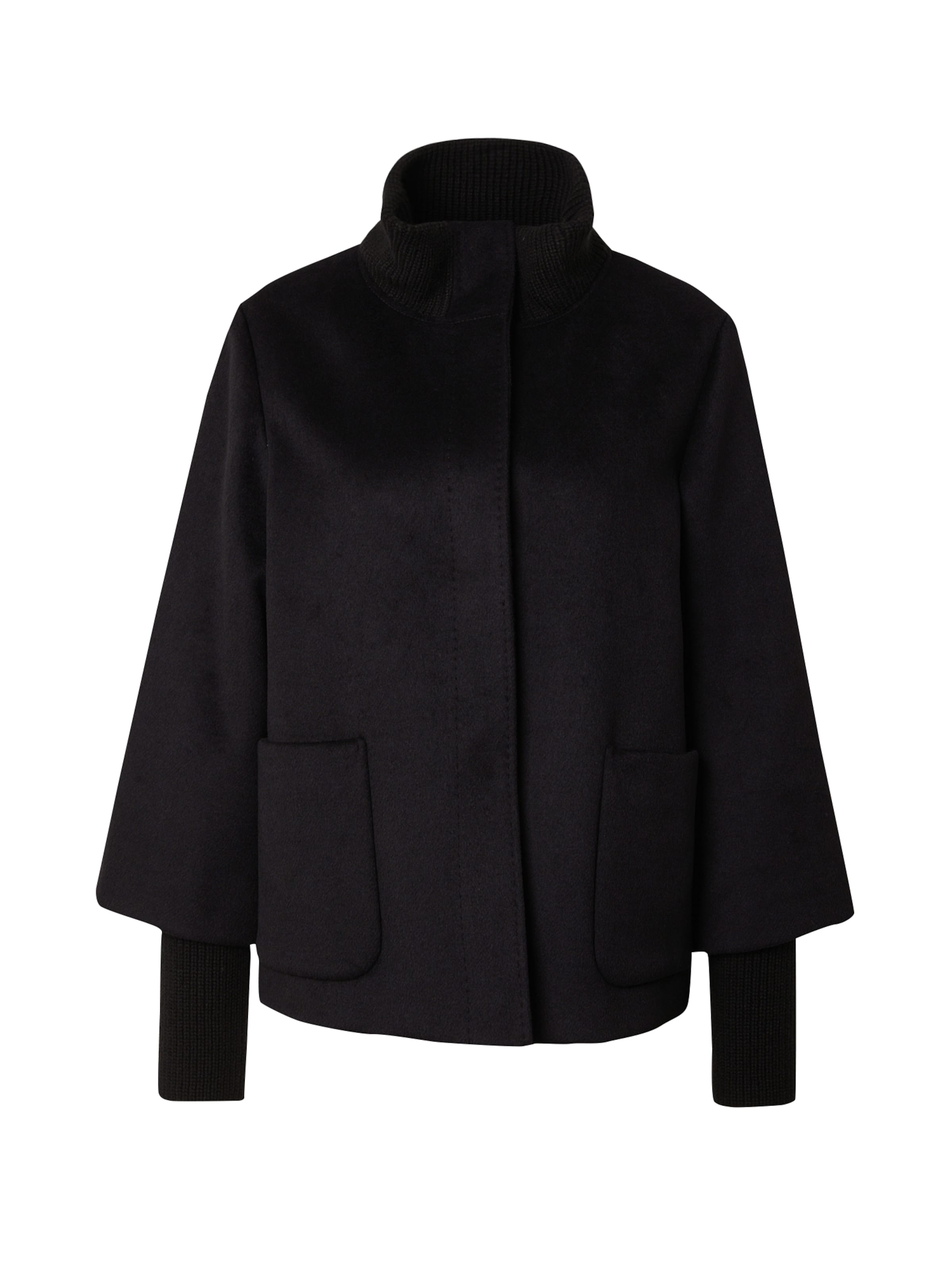 s.Oliver BLACK LABEL Übergangsjacke in Schwarz: Vorderseite