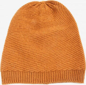 even&odd Hat & Cap in XS-XL in Orange: front