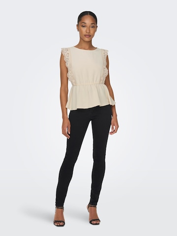 ONLY - Blusa 'METTE' en beige