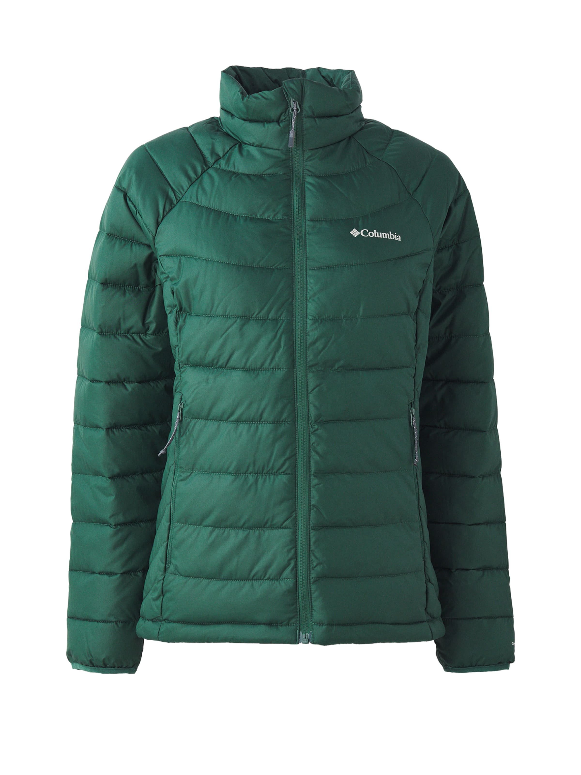 COLUMBIA Vabaajajope 'Powder Lite II', värv roheline: eest vaates