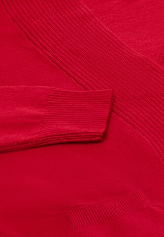 aleva Knit Cardigan in Red