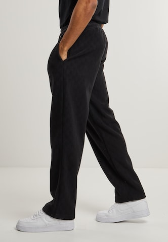 Urban Classics Regular Trousers in Black