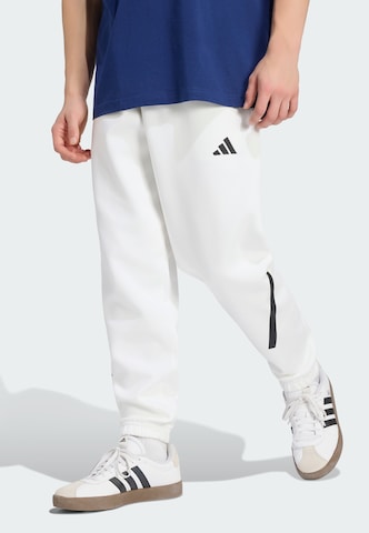 ADIDAS SPORTSWEAR Zúžený strih Športové nohavice 'Z.N.E.' - Biela: predná strana