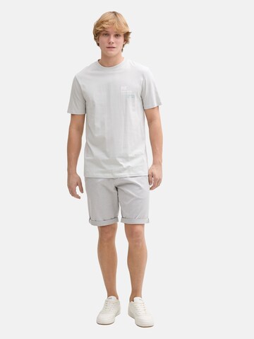 TOM TAILOR DENIM Normální Chino kalhoty – šedá