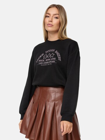 Threadbare Sweatshirt 'Cookie' in Black