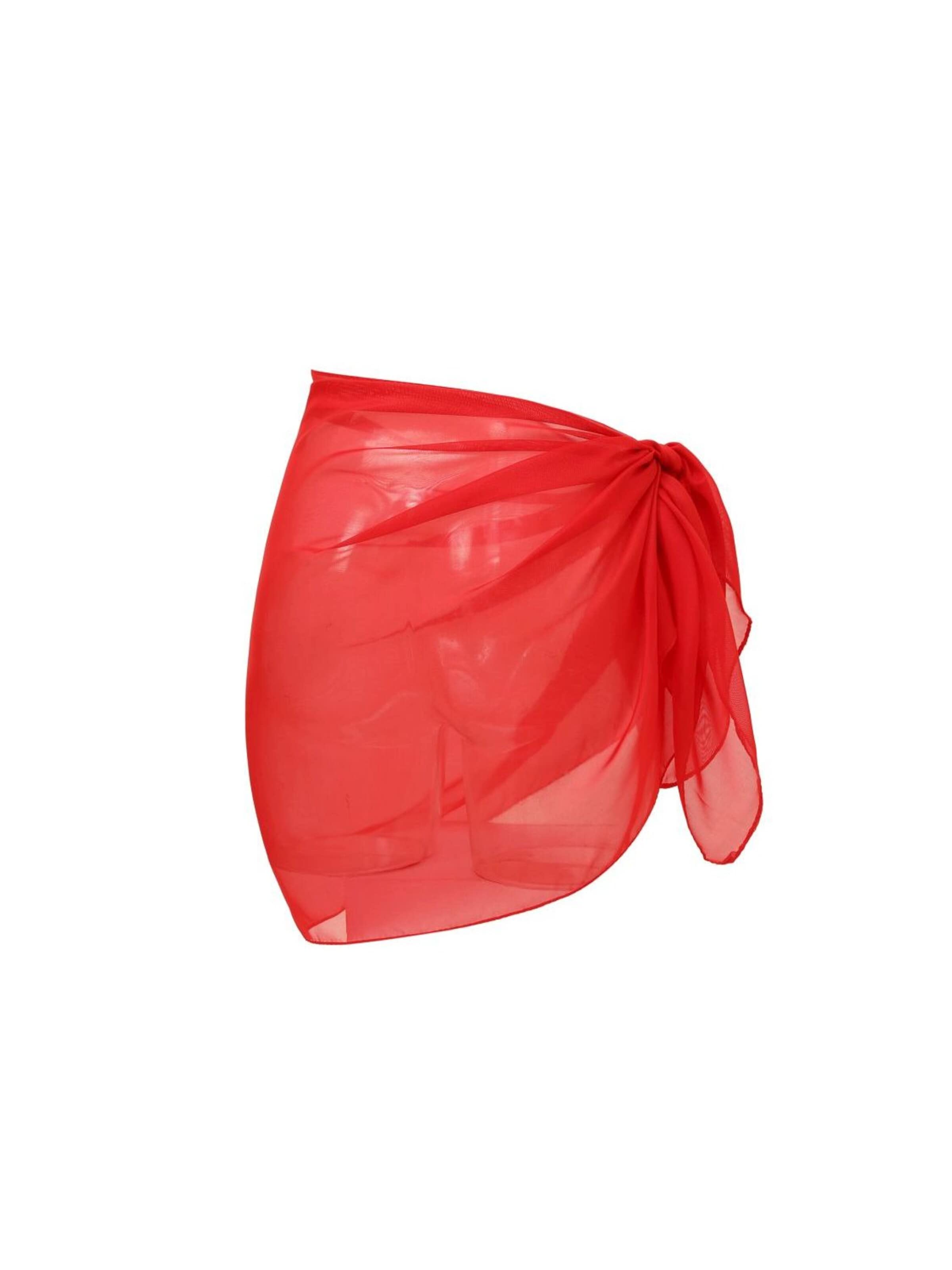 Jupe alberto cabale en rouge : devant