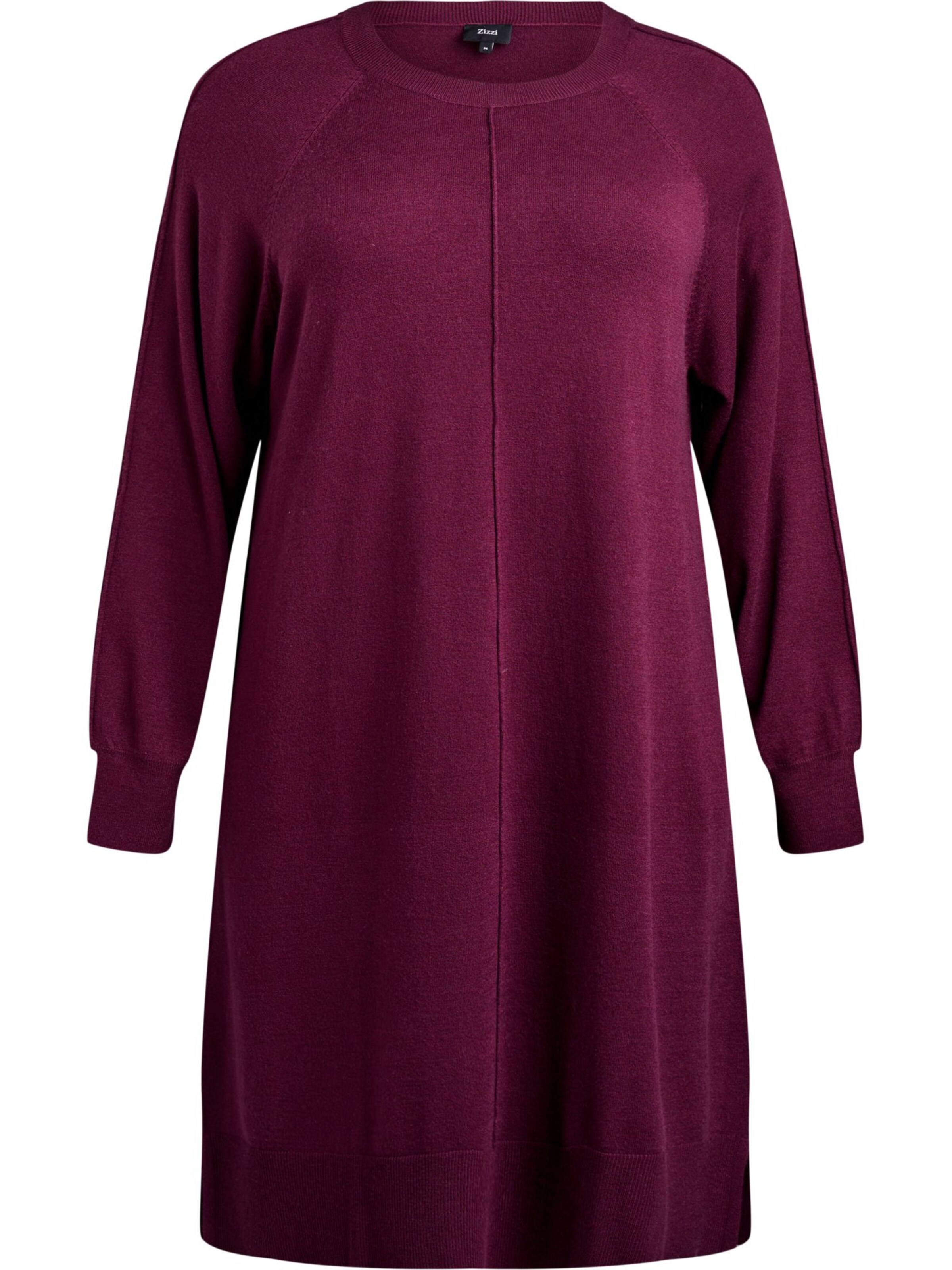 Zizzi Strikkjole 'CAELLA' i rød: forside