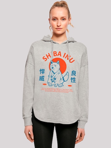 Sweat-shirt 'Japanischer Shiba Inu Hund' F4NT4STIC en gris : devant