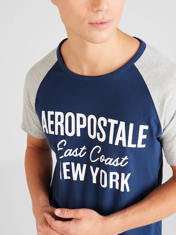 AÉROPOSTALE Shirt 'EAST COAST' in Blauw