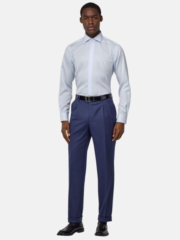 Boggi Milano Slim fit Button Up Shirt in Blue