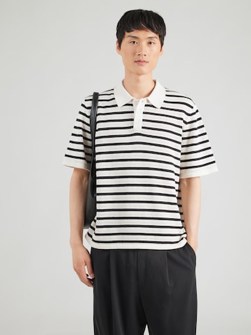 Pull-over 'JORSANREMO' JACK & JONES en beige : devant