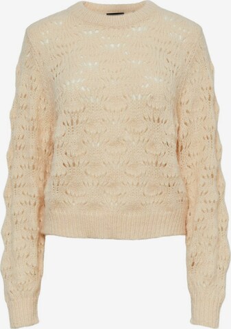 PIECES Sweater in Beige: front