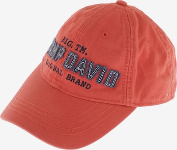 CAMP DAVID Hat & Cap in One size in Red: front