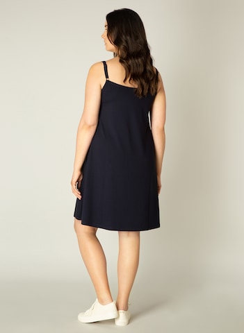 BASE LEVEL CURVY Summer Dress 'Alissa' in Blue