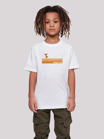 F4NT4STIC Shirt 'Disney Winnie The Pooh Tigger 1968' in Wit: voorkant