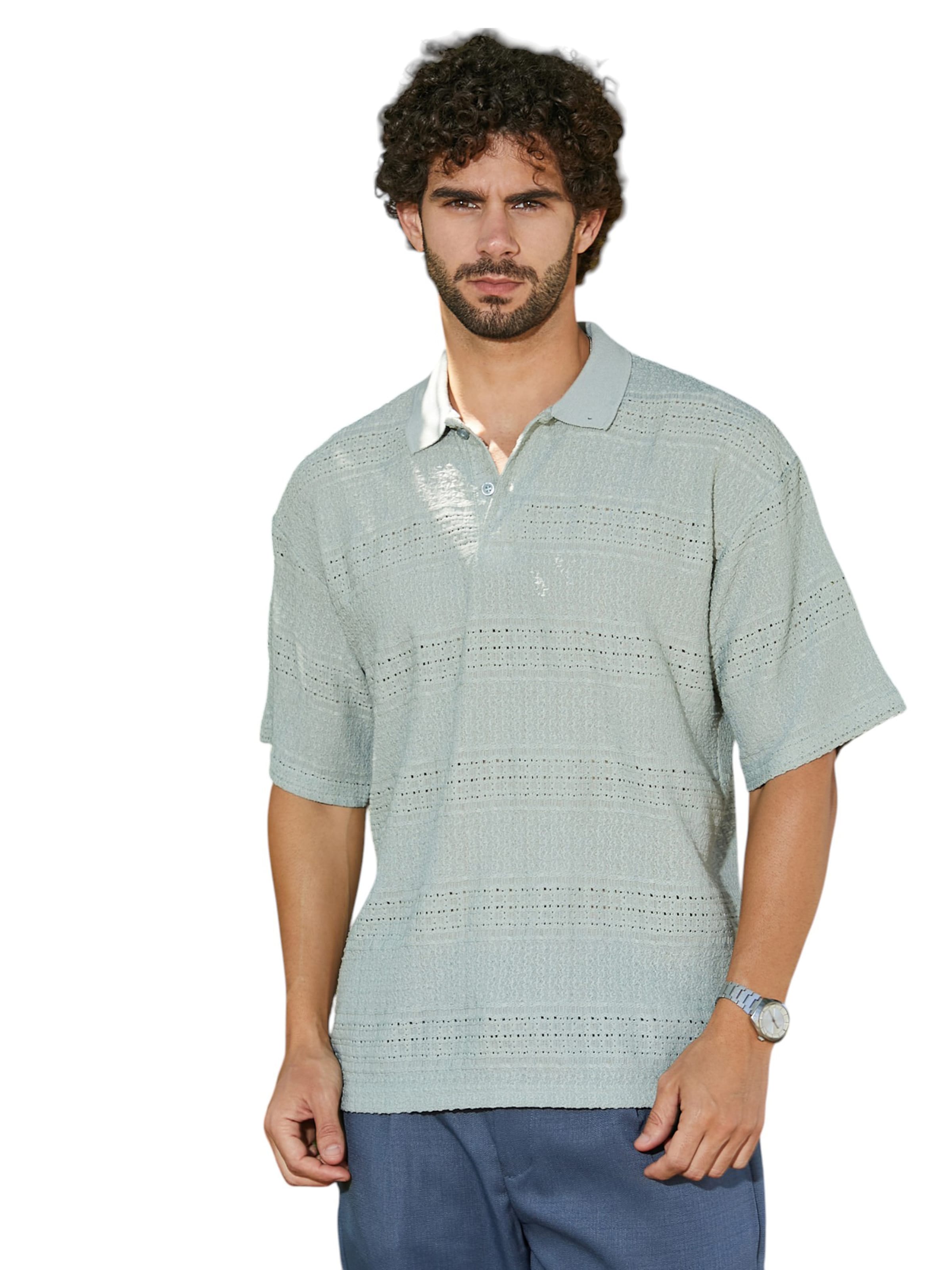 Campus Sutra Shirt in Green: front