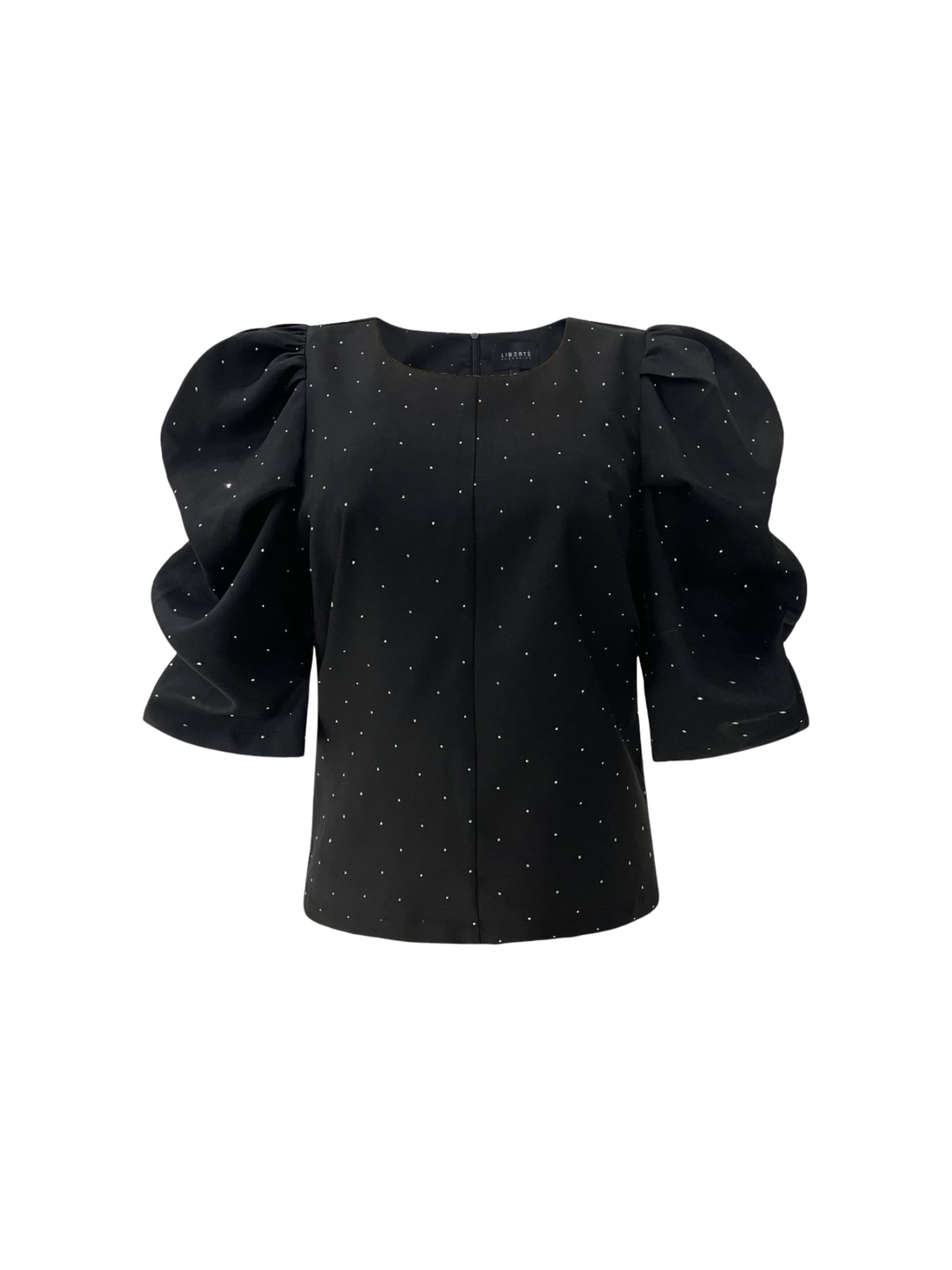 T-shirt ' WINNIE ' Liberte Essentiel en noir : devant