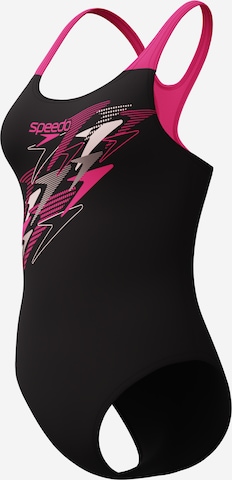 SPEEDO Active Swimsuit in Black: front