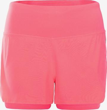 Spyder Regular Workout Pants in Pink: front
